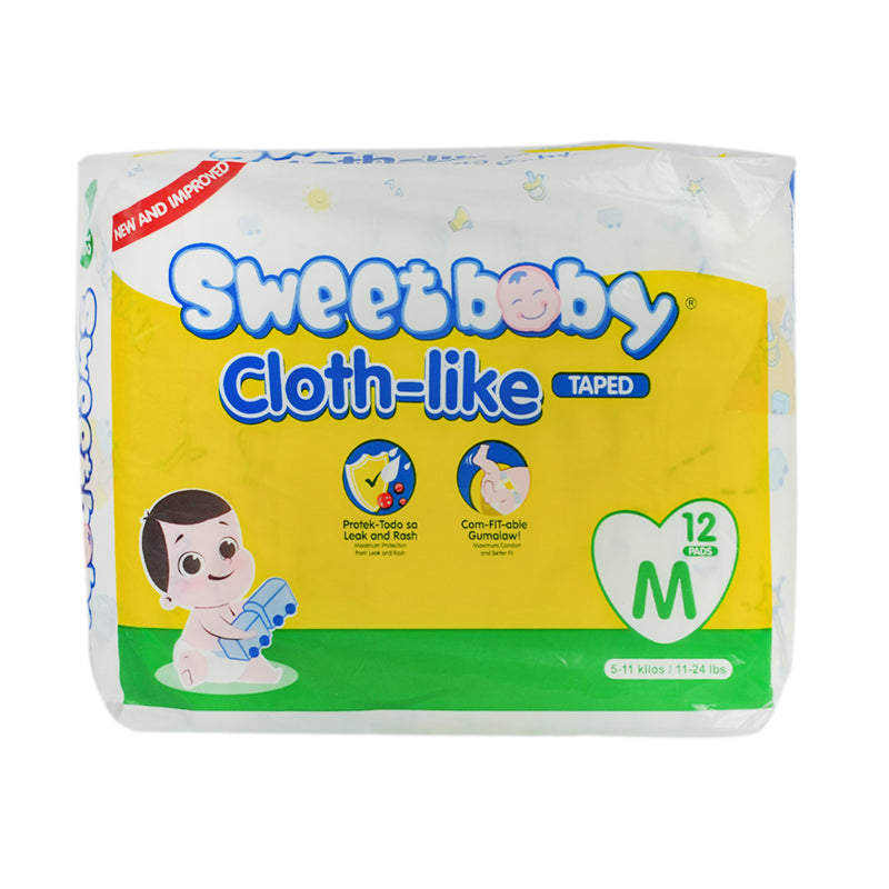 Sweet Baby Diapers Medium 12's