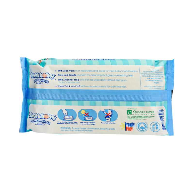 Sweet Baby Premium Wipes Scented With Aloe Vera 64's