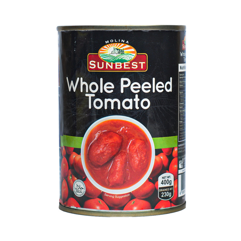 Sunbest Whole Peeled Tomato 400g