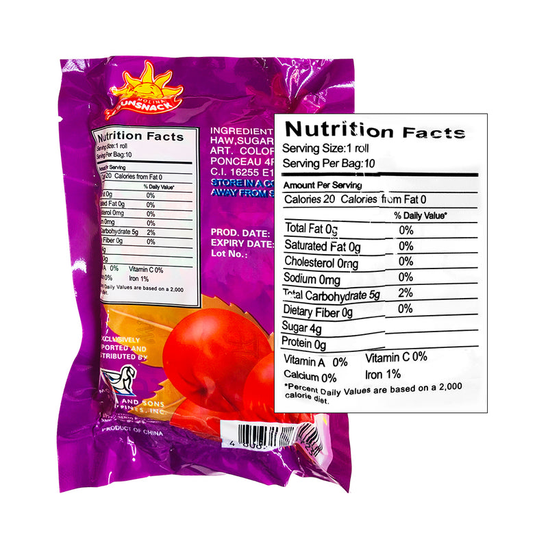 Sunsnack Haw Flakes Mini 10's