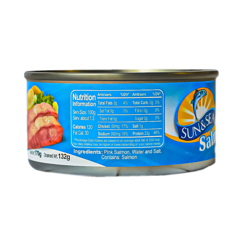 Sun & Sea Salmon In Brine 170g