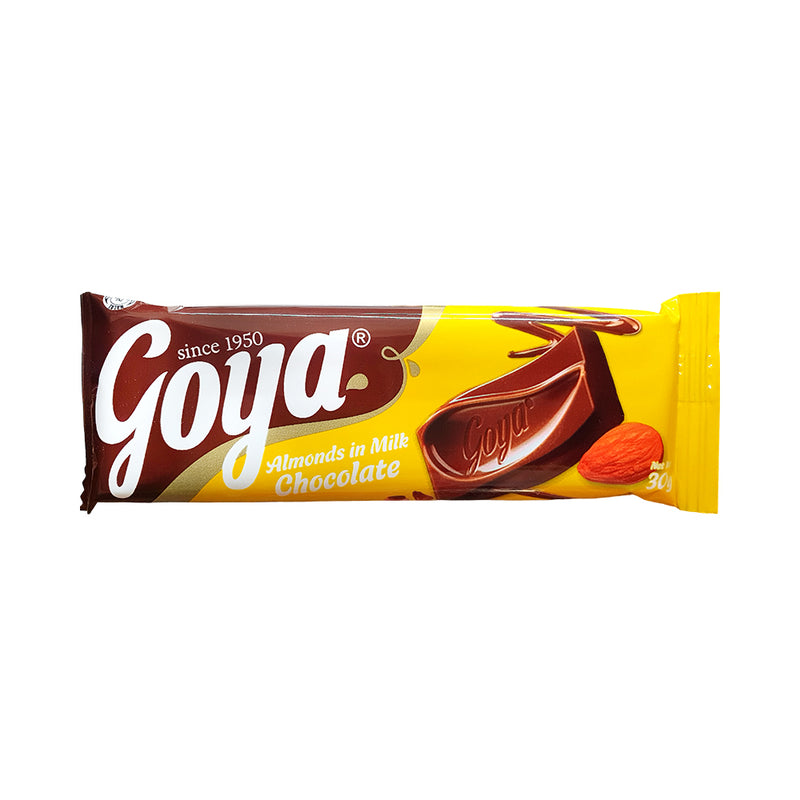 Goya Bar Milk Chocolate Almonds 30g