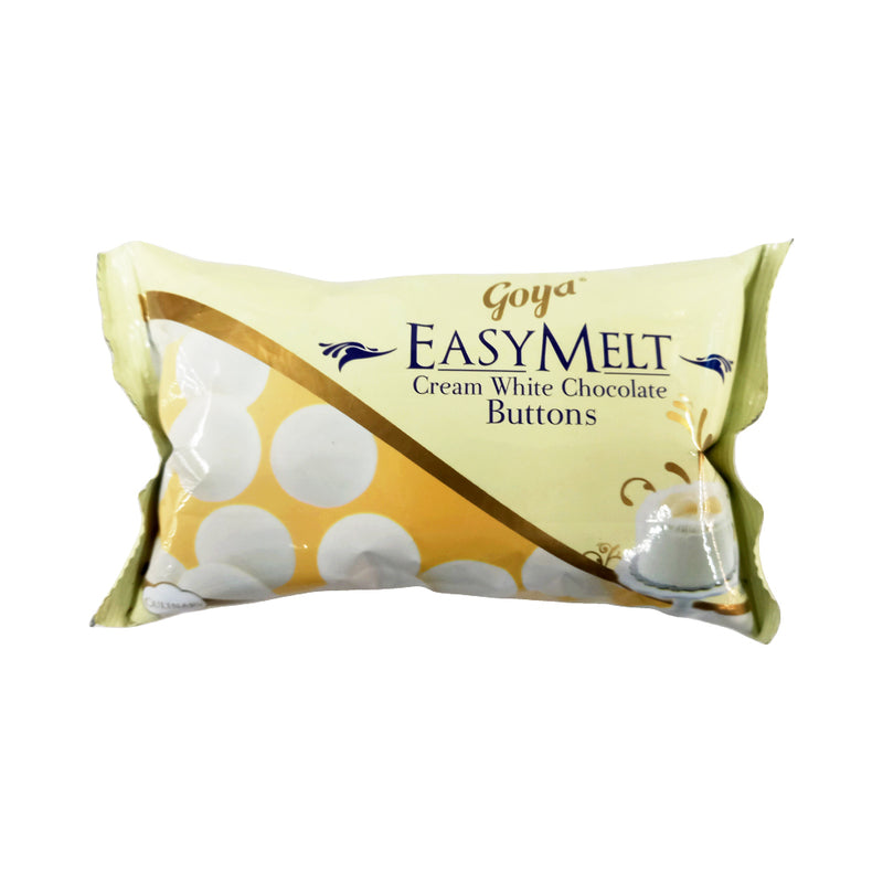 Goya Easy Melt Cream White Chocolate Buttons 180g