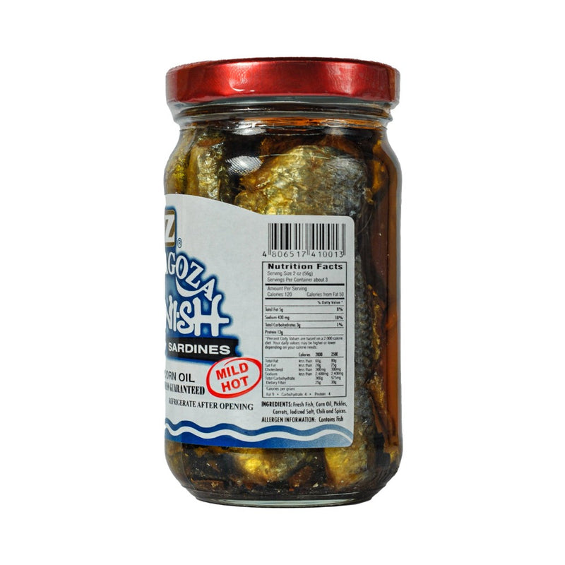 Zaragoza Spanish Style Sardines In Corn Oil Mild Hot 220g