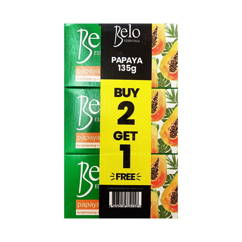 Belo Papaya Soap 135g x 2 + 1's