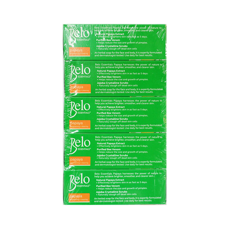 Belo Papaya Soap 65g x 5's