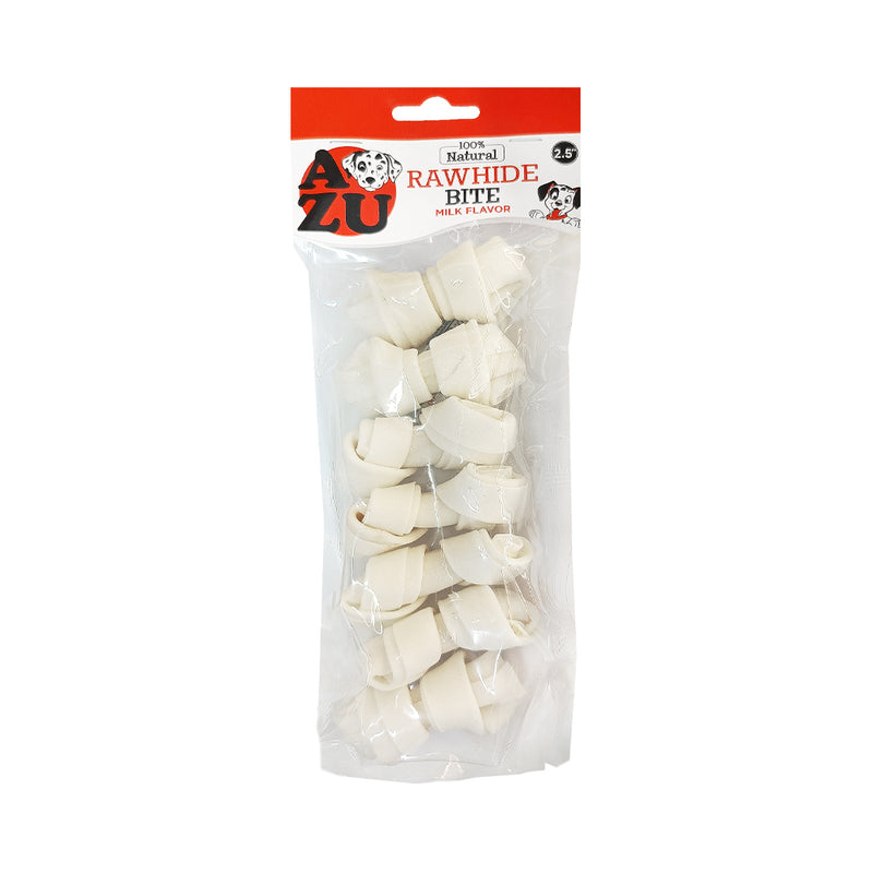 Azu Rawhide Bite Milk Flavor 2.5in