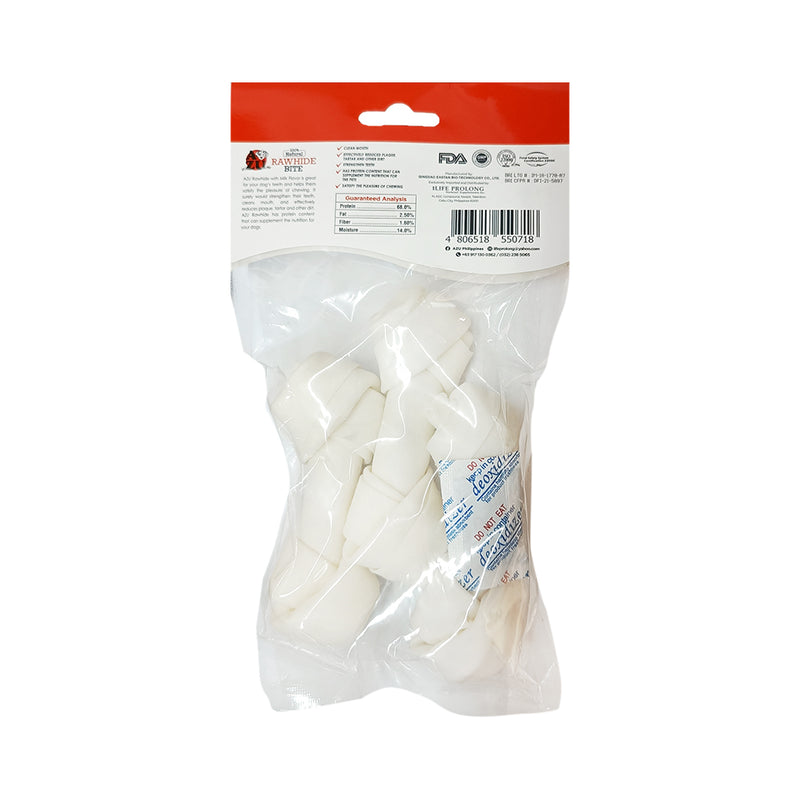 Azu Rawhide Bite Milk Flavor 5in