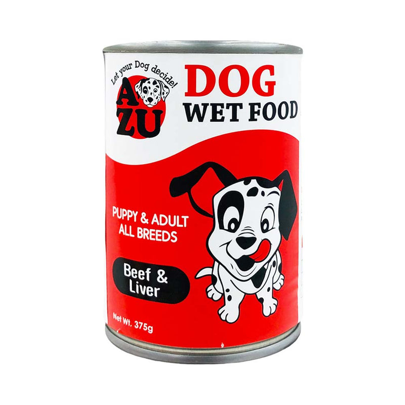 Azu Wet Dog Food Beef And Liver 375g