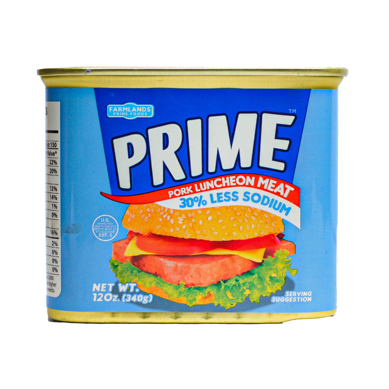 Prime Pork Luncheon Meat 30 Percent Less Sodium 340g (12oz)