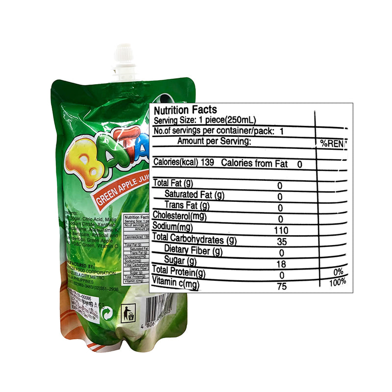 Batata Juice Drink Green Apple 250ml