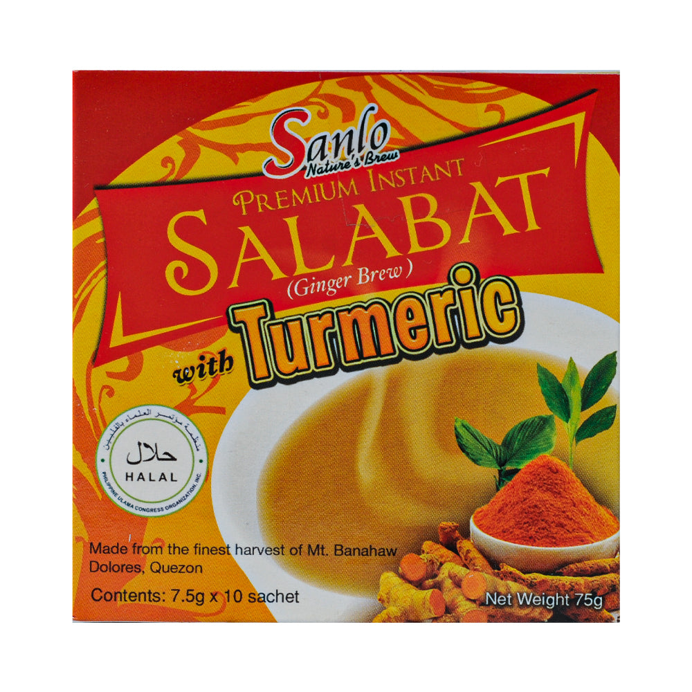 Salabat Color Sanlo Premium Instant Salabat With Turmeric 7.5g x 10's