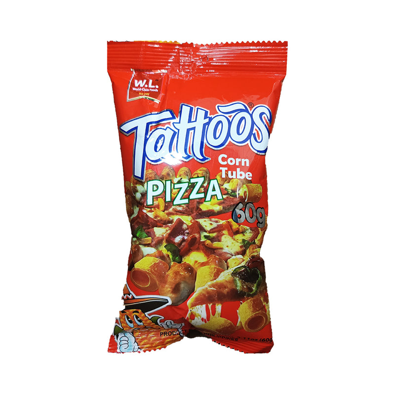 W.L. Tattoos Corn Tube Pizza 60g