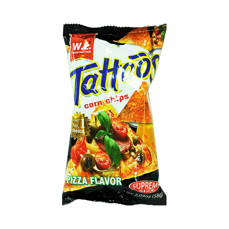 W.L. Tattoos Corn Chips Pizza 58g