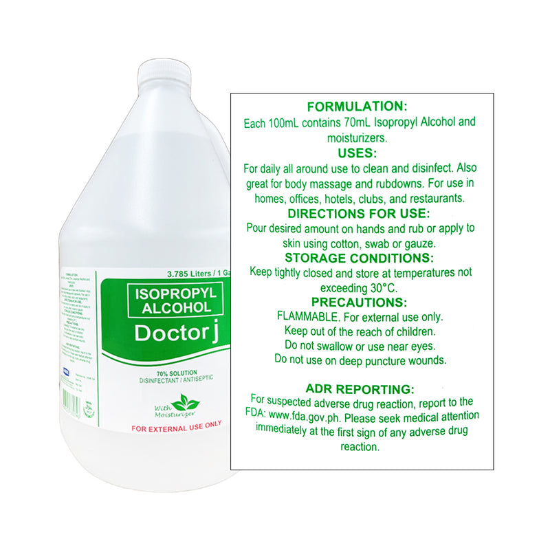 Doctor J Isoprophyl Alcohol 70% 1gal