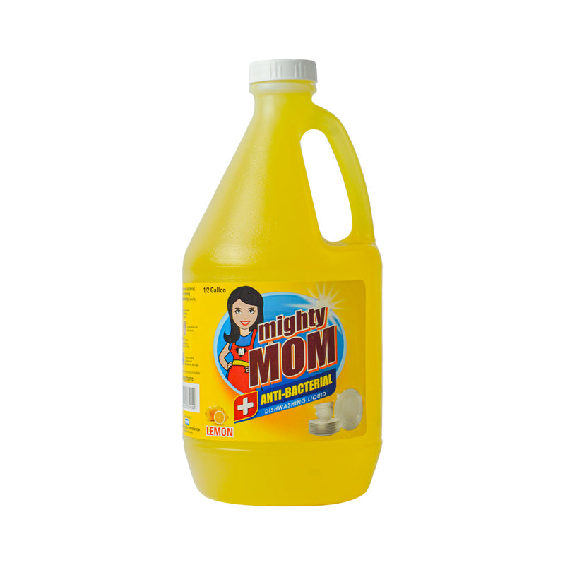 Mighty Mom Dishwashing Liquid Lemon 1/2gal