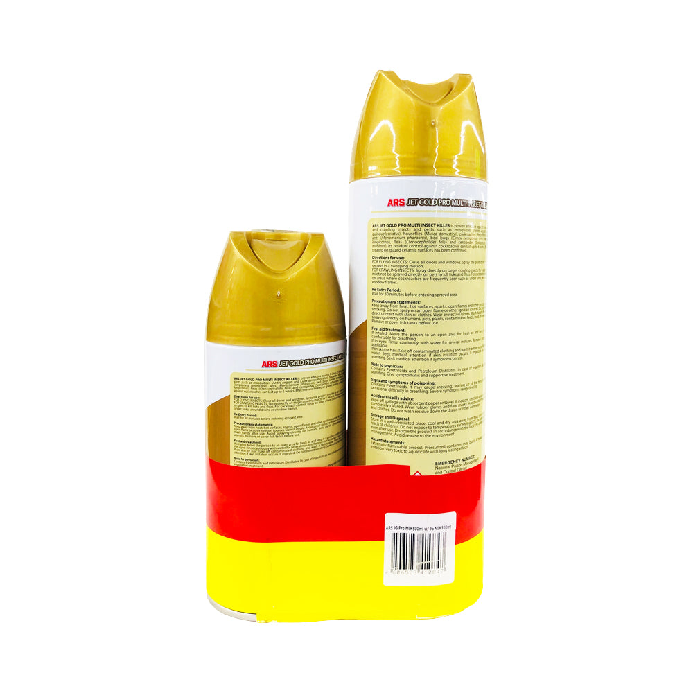 ARS Jet Gold Multi Insect Killer 500ml + 300ml