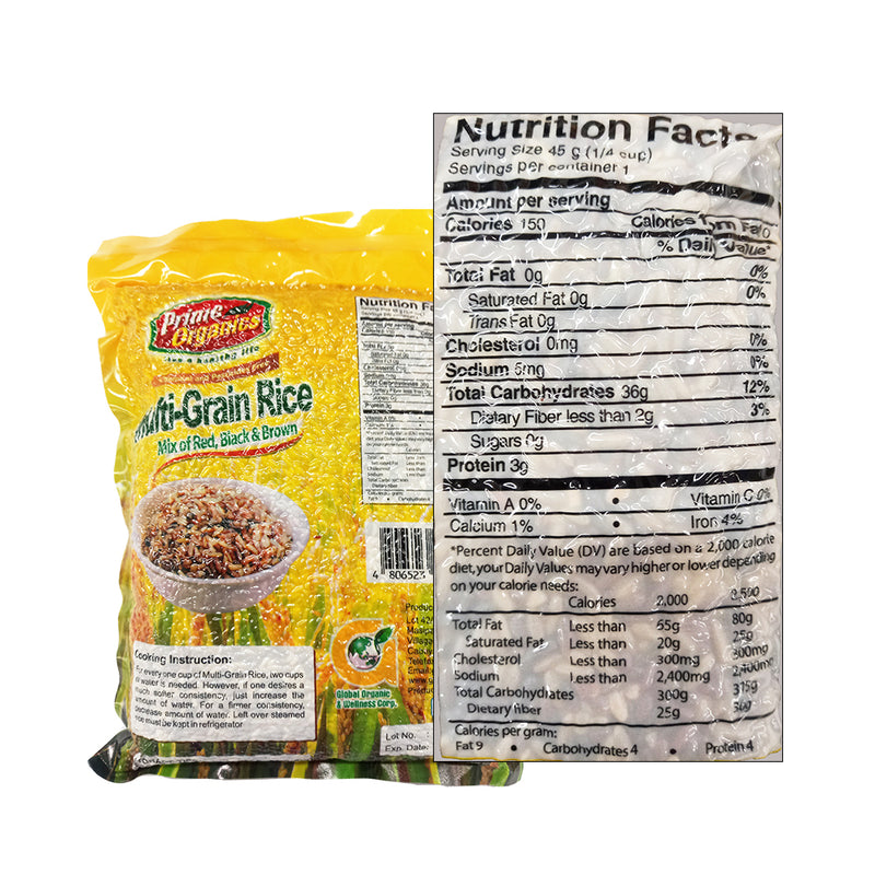 Prime Organics Multi-Grain Rice Mix 2kg