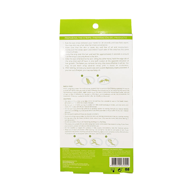 Silk Organix Body Wax Strips 8's