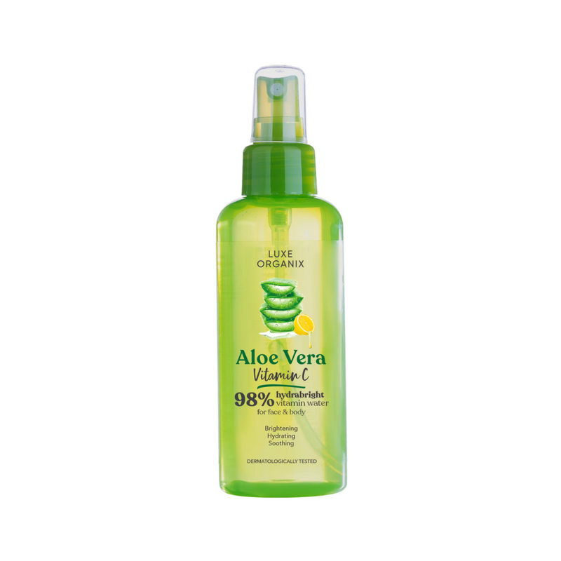 Luxe Organix 98% Aloe Vera Vitamin C hydrabright Vitamin Water 150ml