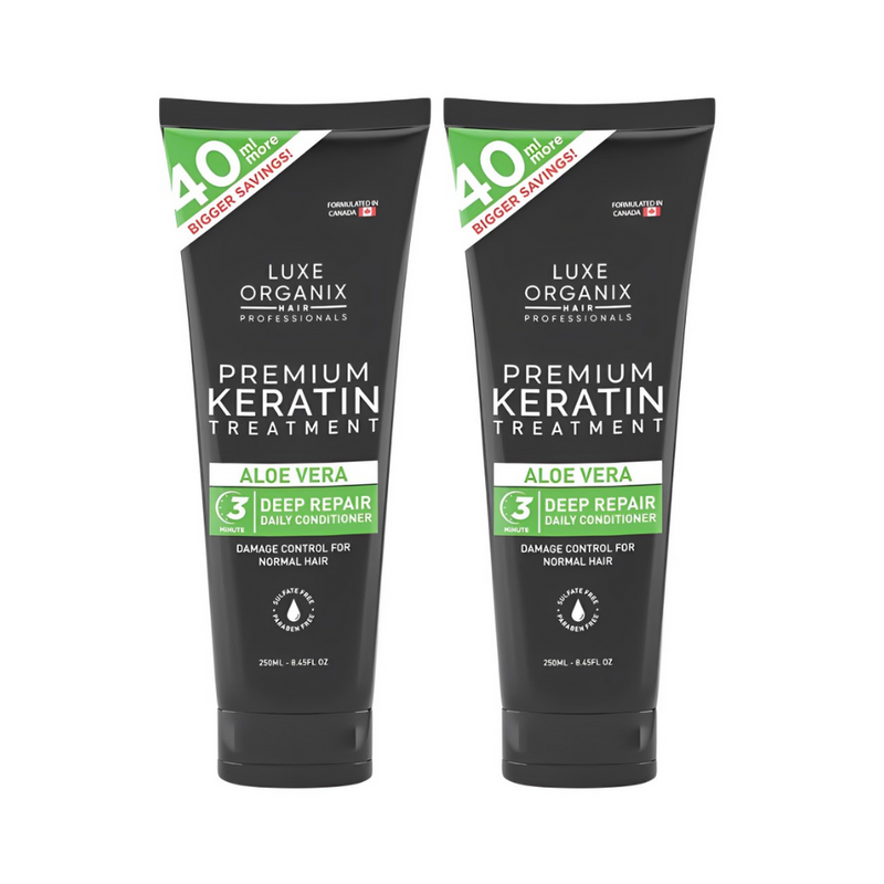 Luxe Organix Keratin Aloe Vera Treatment 210ml x 2's