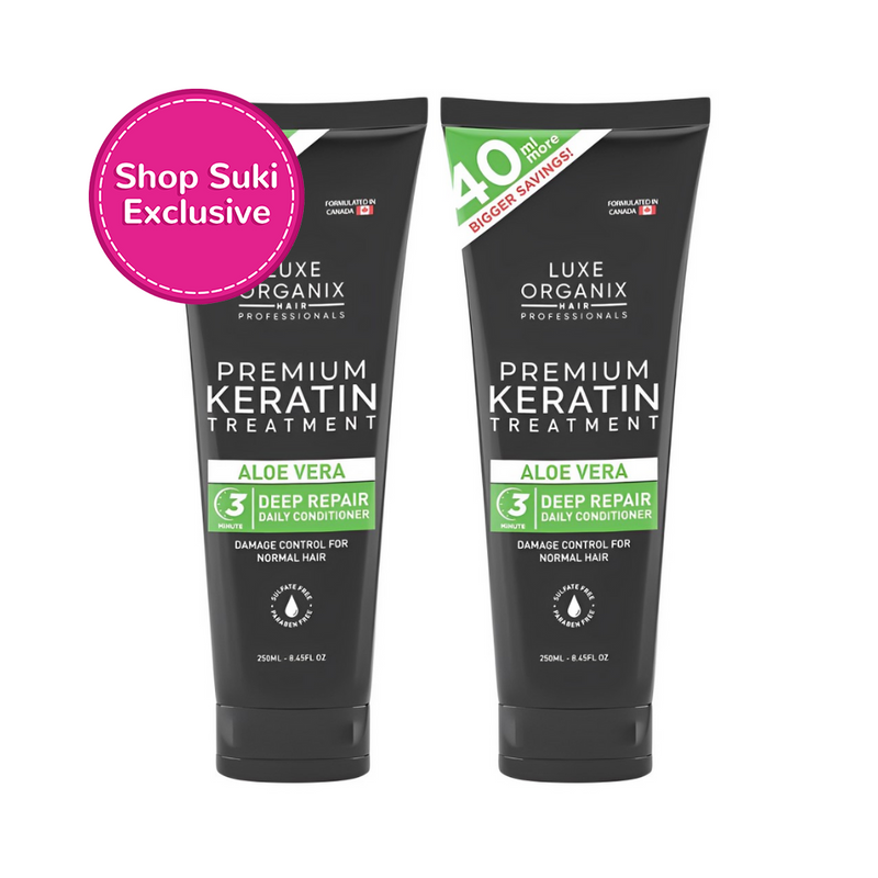 Luxe Organix Keratin Aloe Vera Treatment 210ml x 2's