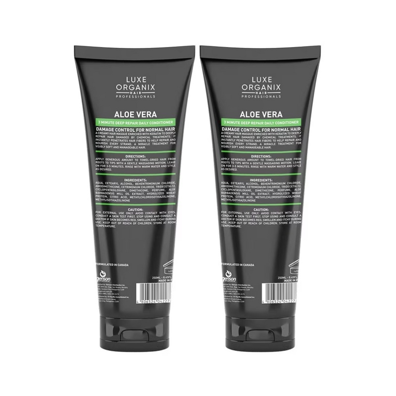 Luxe Organix Keratin Aloe Vera Treatment 210ml x 2's