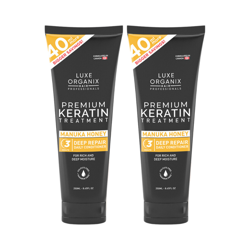 Luxe Organix Keratin Manuka Honey Treatment 210ml x 2's