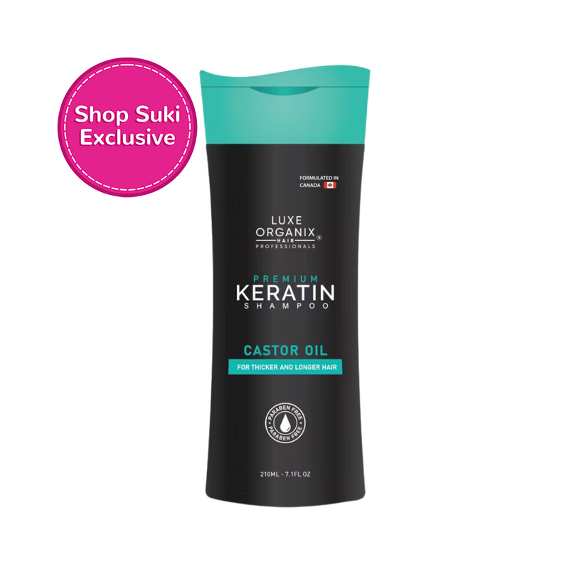 Luxe Organix Premium Keratin Castor Oil Shampoo 210ml