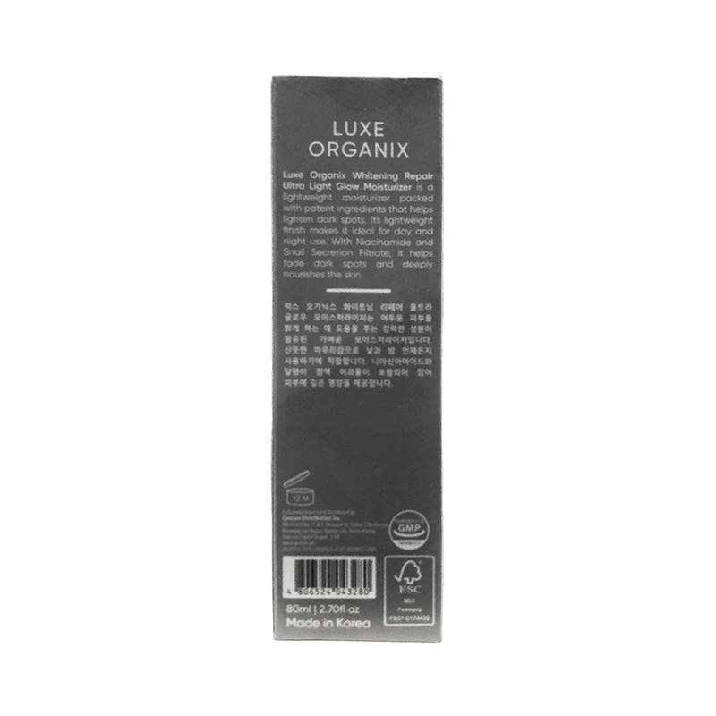 Luxe Organix Whitening Repair Ultra Light Glow Moisturizer 80ml