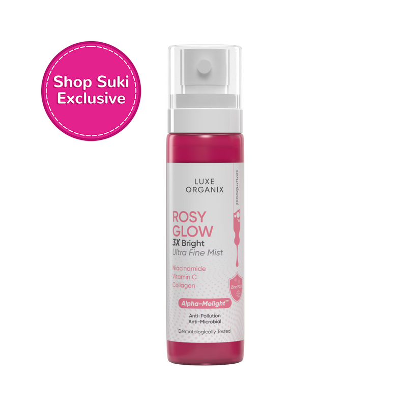 Luxe Organix Rosy Glow 3x Bright Ultra Fine Mist 80ml