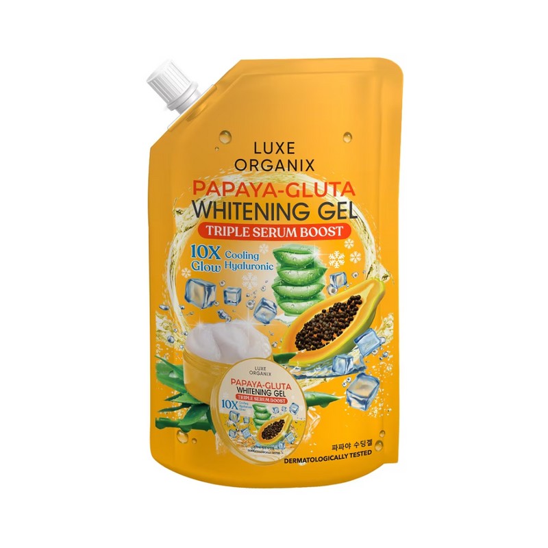 Luxe Organix Papaya+Gluta Whitening Gel 200ml