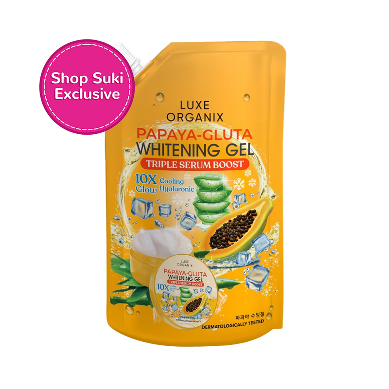 Luxe Organix Papaya+Gluta Whitening Gel 200ml