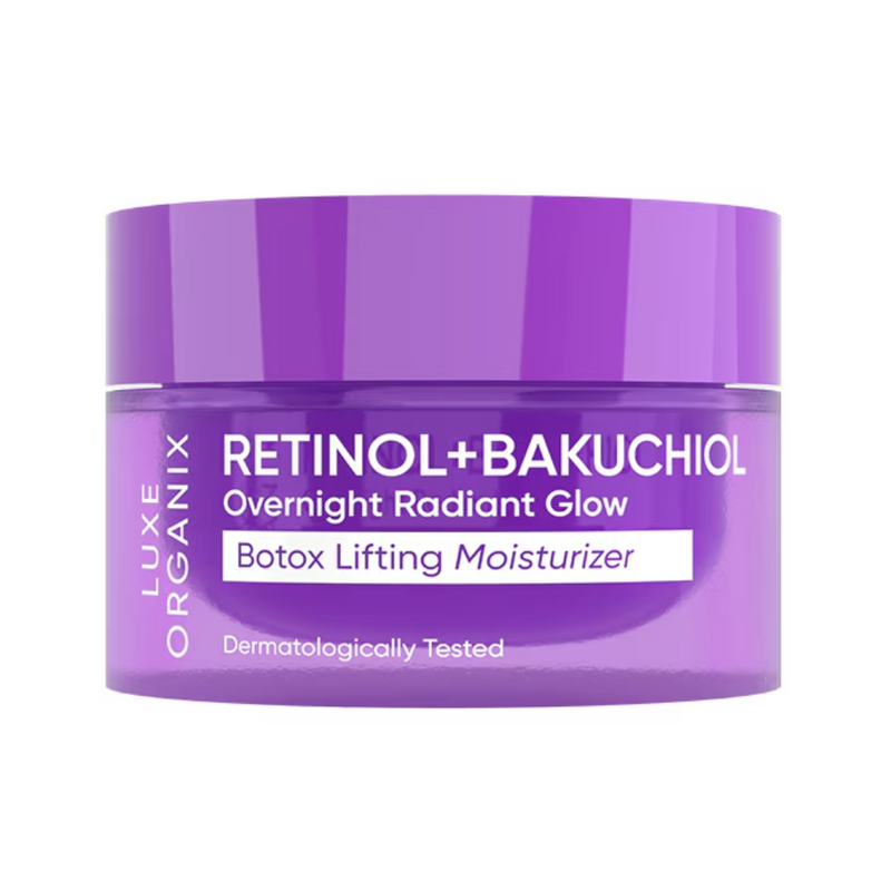 Luxe Organix Retinol Radiance Overnight Glow Botox Lifting Moisturizer 50g