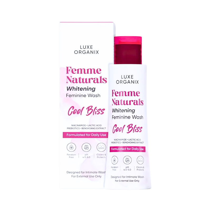 Luxe Organix Femme Naturals Whitening Feminine Wash Cool Bliss 120ml