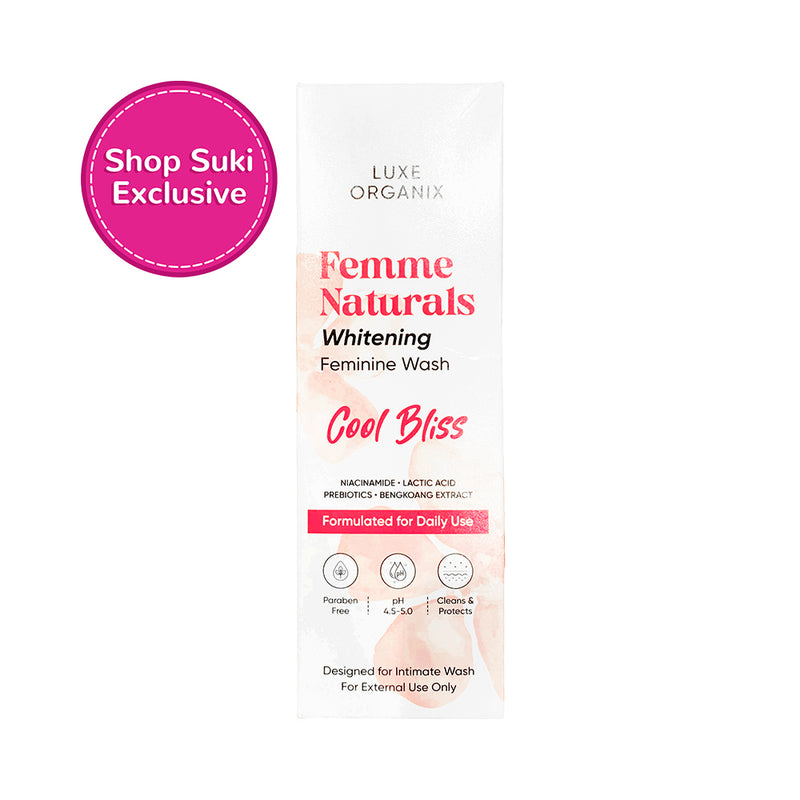 Luxe Organix Femme Naturals Whitening Feminine Wash Cool Bliss 120ml