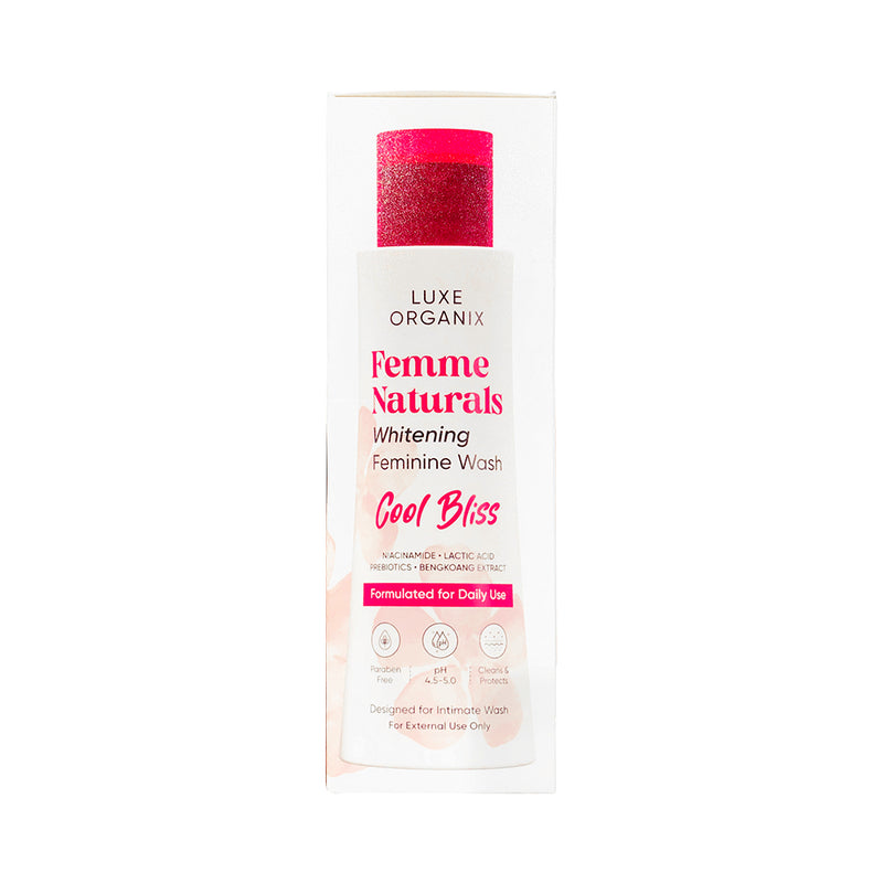 Luxe Organix Femme Naturals Whitening Feminine Wash Cool Bliss 120ml
