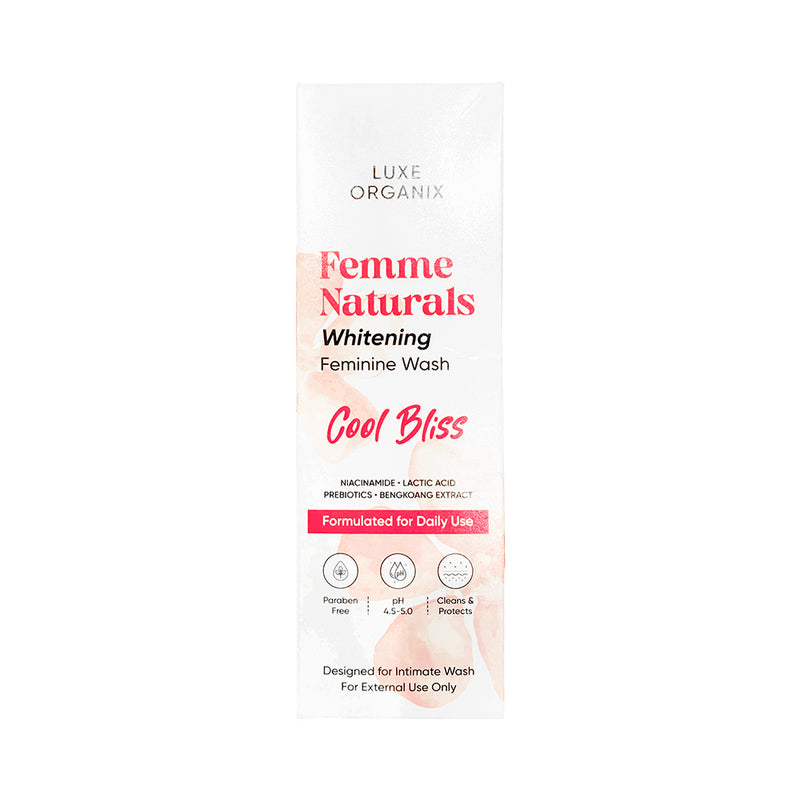 Luxe Organix Femme Naturals Whitening Feminine Wash Cool Bliss 120ml