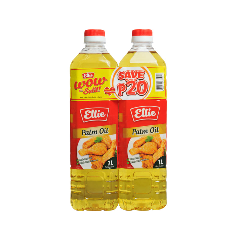 Ellie Palm Oil 1L x 2s Savers Pack