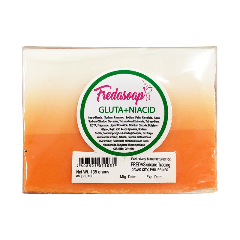 Freda Gluta + Niacid Soap Hubad 135g x 2's