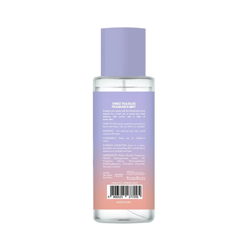 Fresh Scentlab Fragrance Mist Sweet Pea Bliss 88mL