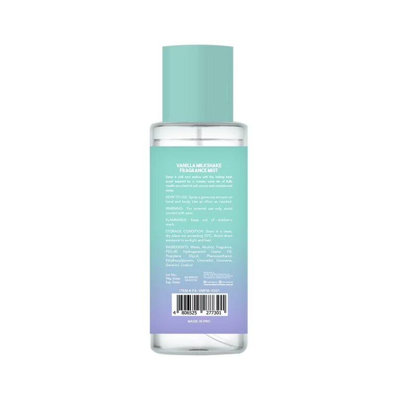 Fresh Scentlab Fragrance Mist Vanilla Milkshake 88mL