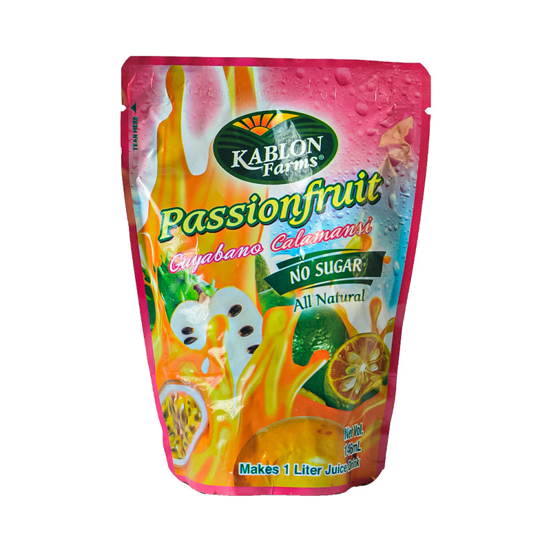 Kablon Juice Unsweetened Passionfruit Guyabano Calamansi 146ml