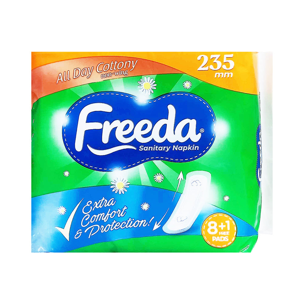 Api Freeda Freeda Soft Cotton Napkin Day Use Non Wings 8's + 1 Pads