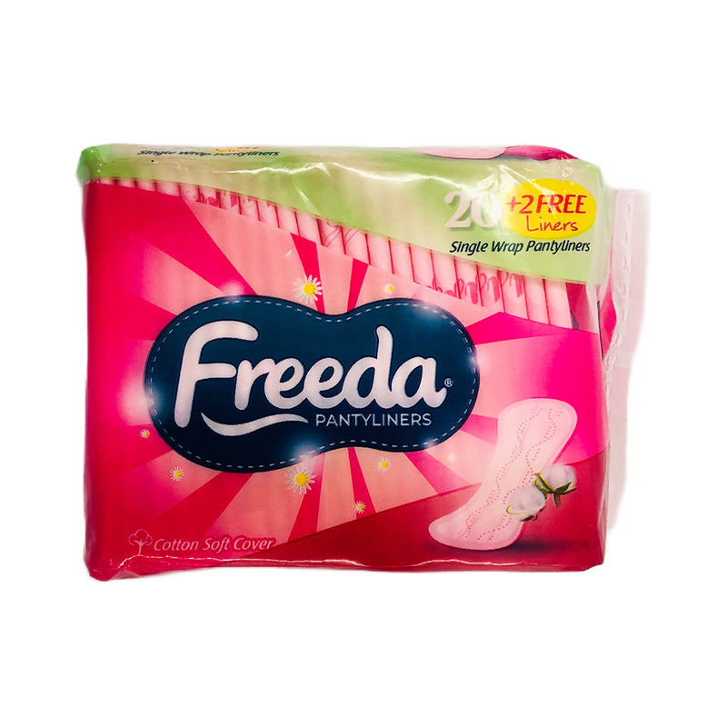 Freeda Pantyliners Single Wrap 20's + 2