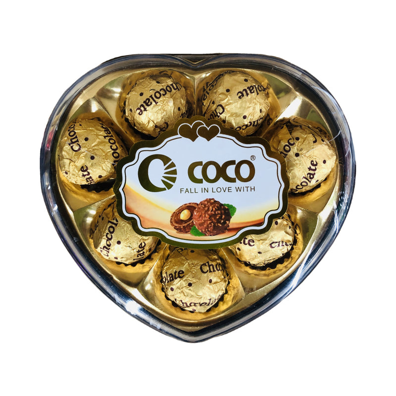 Coco Chocolate Heart Shaped 100g