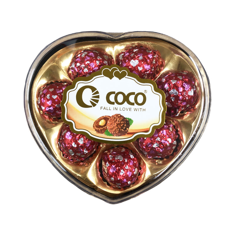 Coco Chocolate Heart Shaped 100g