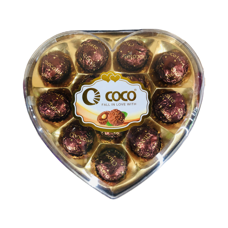 Coco Chocolate Heart Shaped 150g