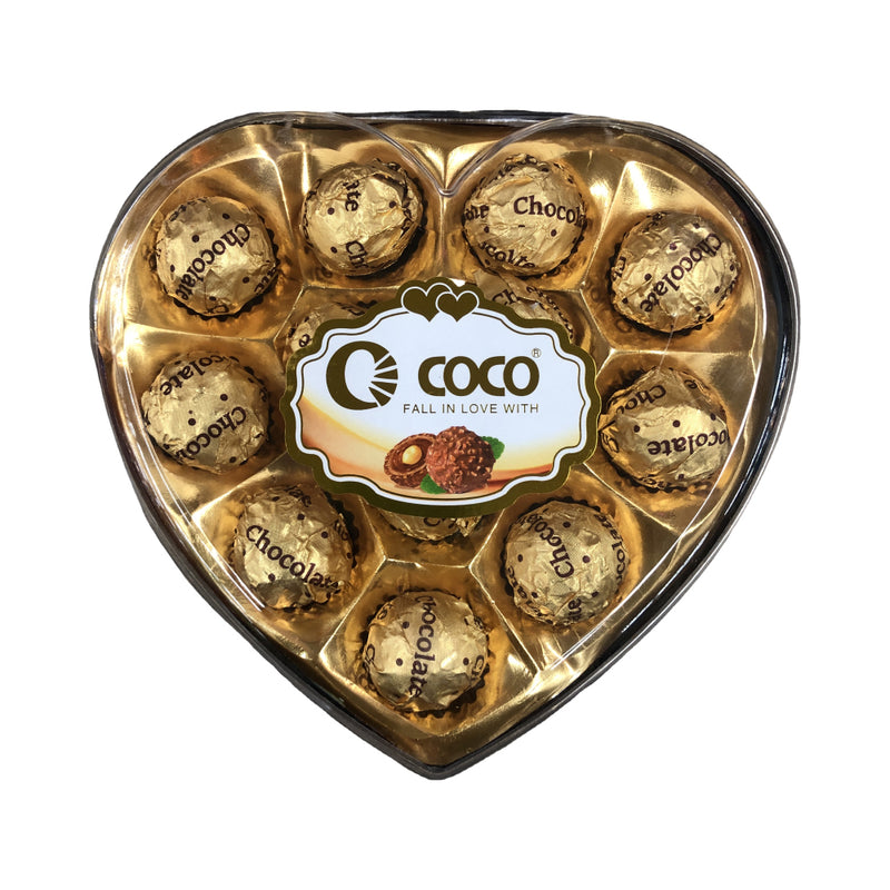 Coco Chocolate Heart Shaped 150g