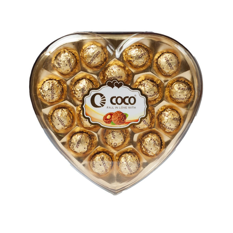 Coco Chocolate Heart Shaped 300g